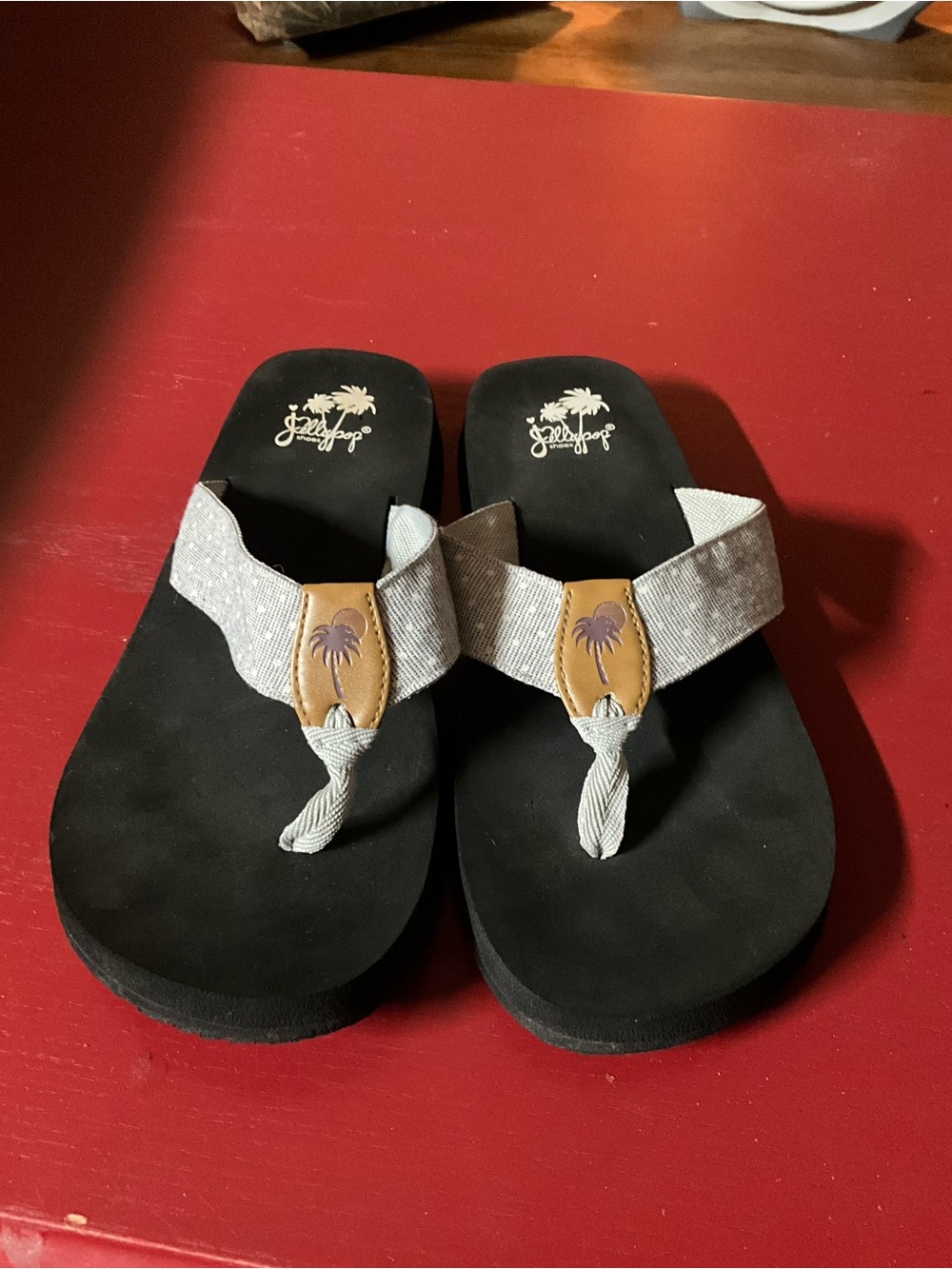 Jelly Beans size 11 ladies flip flops